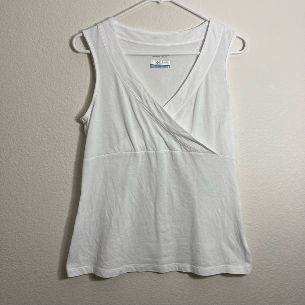 Columbia Sleeveless Top - White - Medium